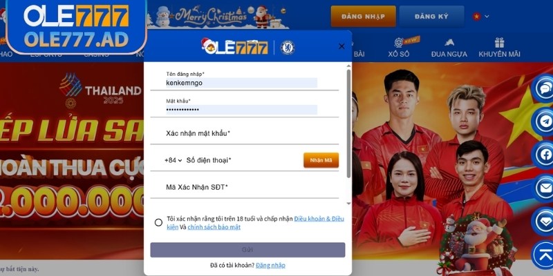 Đăng Ký Ole777 2 Thiết lập hồ sơ tại nền tảng hàng đầu với 4 bước