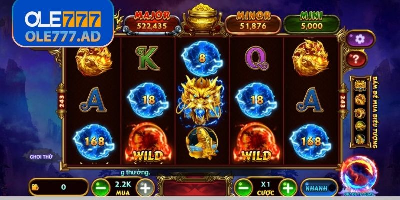 Luật chơi cơ bản của nổ hũ kho báu tứ linh Ole777